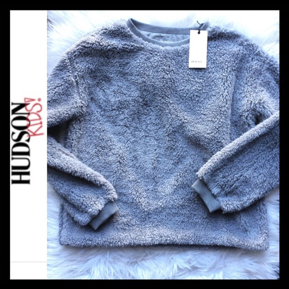 Hudson Jeans Other - NWT Hudson Luna Faux Sherpa Sweatshirt